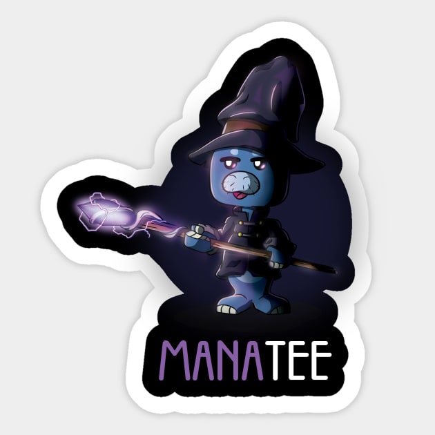 Mana-Tee Sticker by Creative Wiz